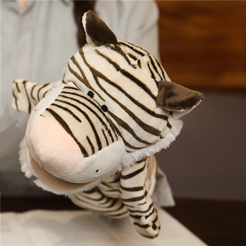 Gray Tiger Hand Puppet