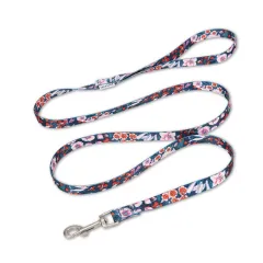 Pet Cat And Dog Floral Hand Holding Rope Pull-resistant - Floral Cyan - View 1