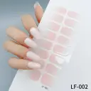 Manicure Full Stickers Solid Color 16 Small Stickers European And American Simple Nails view 9