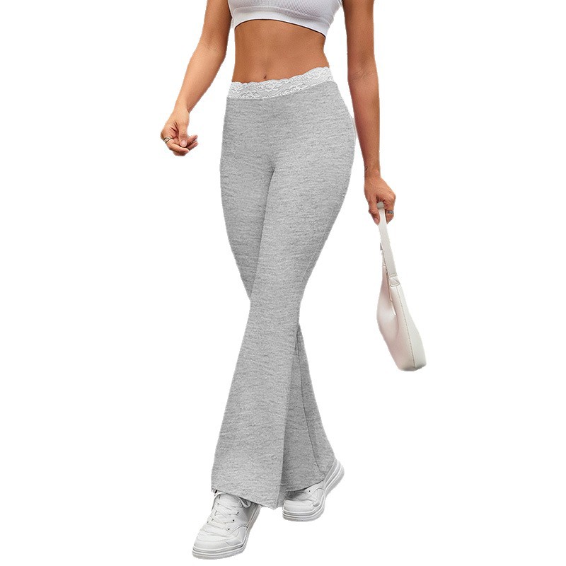 Lace Flared Yoga Pants