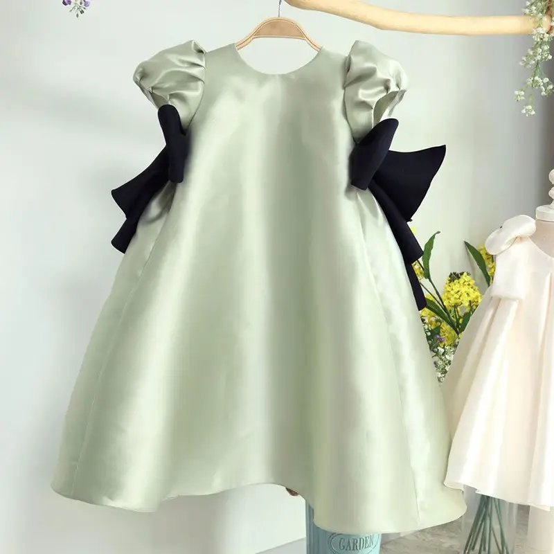 Baby Girl Cute Dress Children's Bubble Sleeve