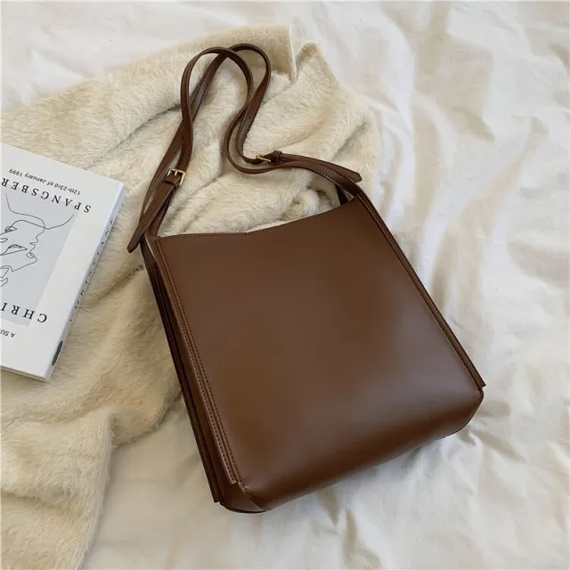 All match Retro Shoulder Big Bag Commuter Tote Khaki - Shop at LoveMi