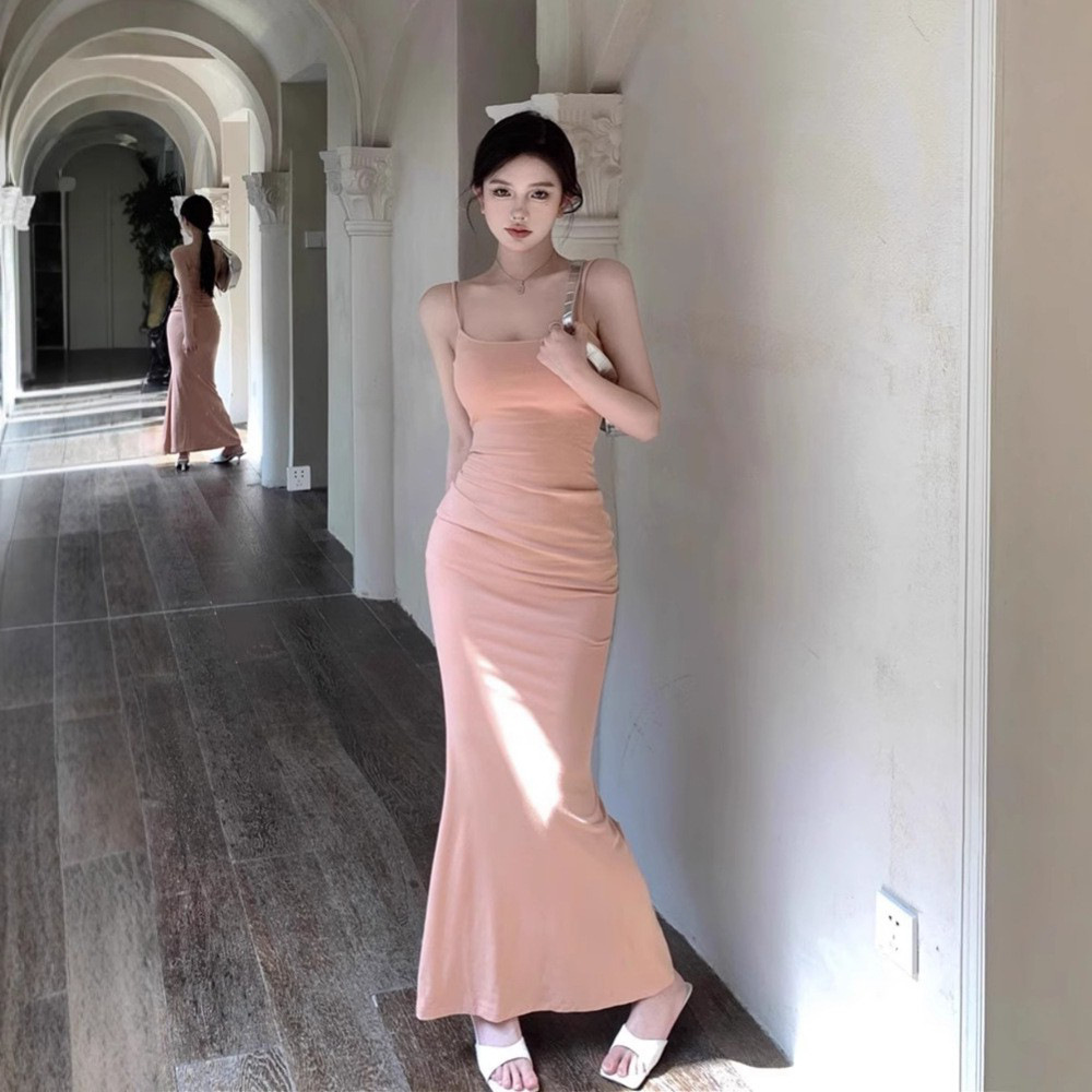 Pure Desire Style Chest-flattering Hot Girl Suspender Dress For Women