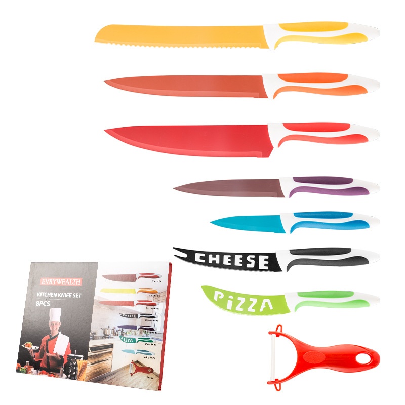 Macaron Knives 8 Piece Set