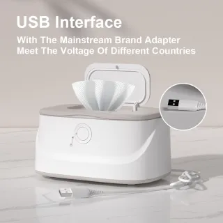 Baby Wipe Heater Night Light USB Plug-in Car Constant Temperature Wipes Box