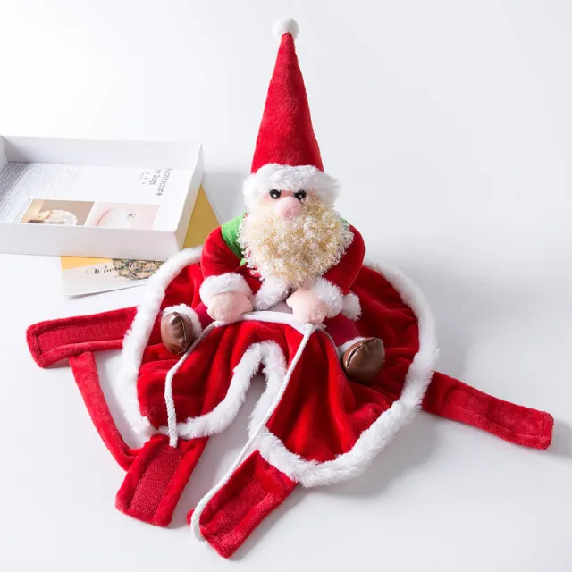Pet Cat Dog Christmas Clothes Red - Shop at LoveMi