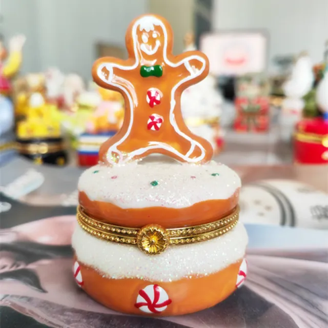 European And American Ceramic Crafts Jewelry Box Home Decoration Gingerbread Man No16 - Shop at LoveMi