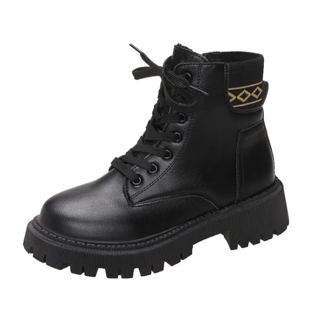 Martin Boots Female British Style Fleece lined Black - Shop at LoveMi