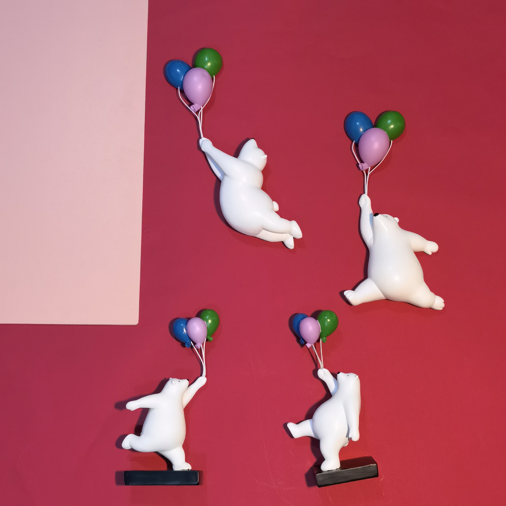 Wall-mounted Balloon Bear Decoration For Living Room And Bedroom Backdrops