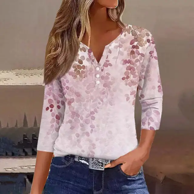 European And American Sweet Casual T shirt 3D Digital Top Txcx15 0396 4Xl - Shop at LoveMi