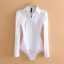 Long Sleeve White Siamese