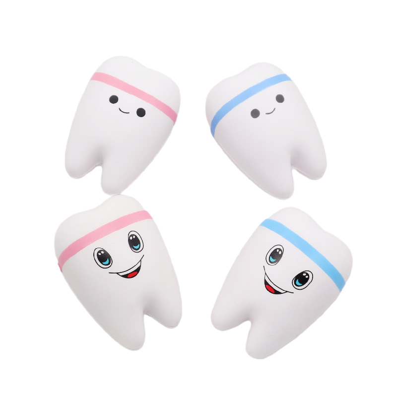 Simulation Facial Expression Tooth Toy