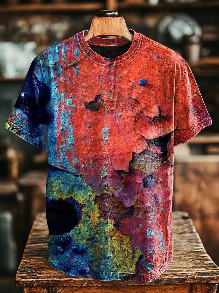 3D Digital Print Fashion Streetwear Short-Sleeve T-Shirt