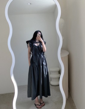 Versatile Fashionable Pleated Dress For Women