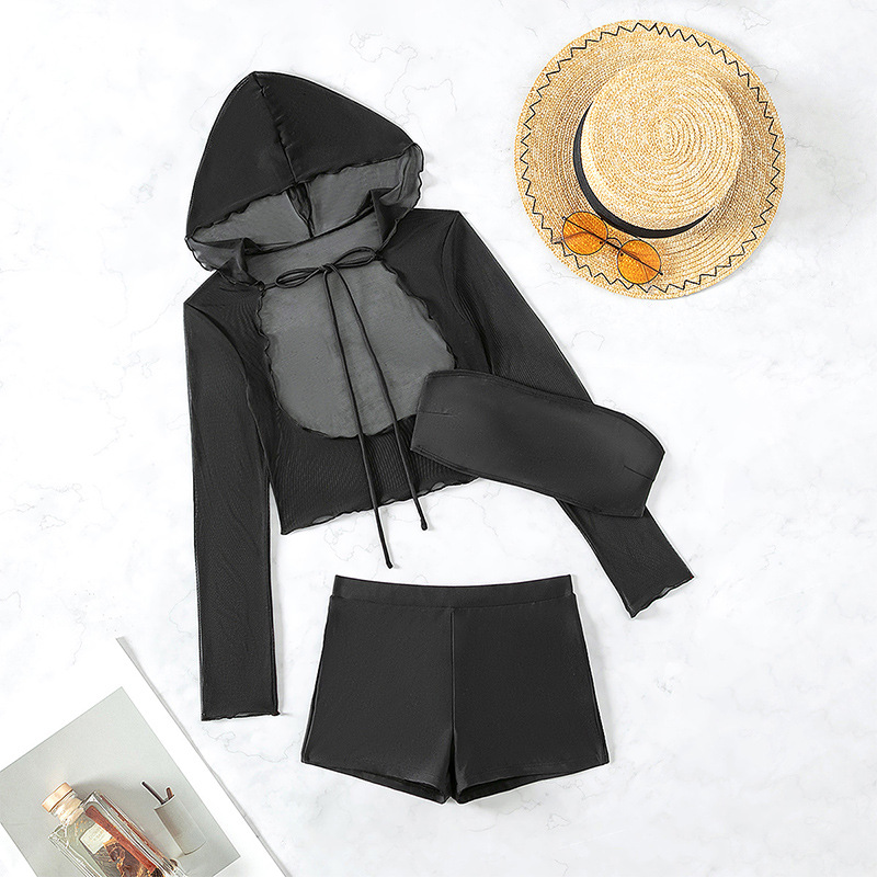 Swimsuit Fashion Trendy Blouse Long Sleeve Women