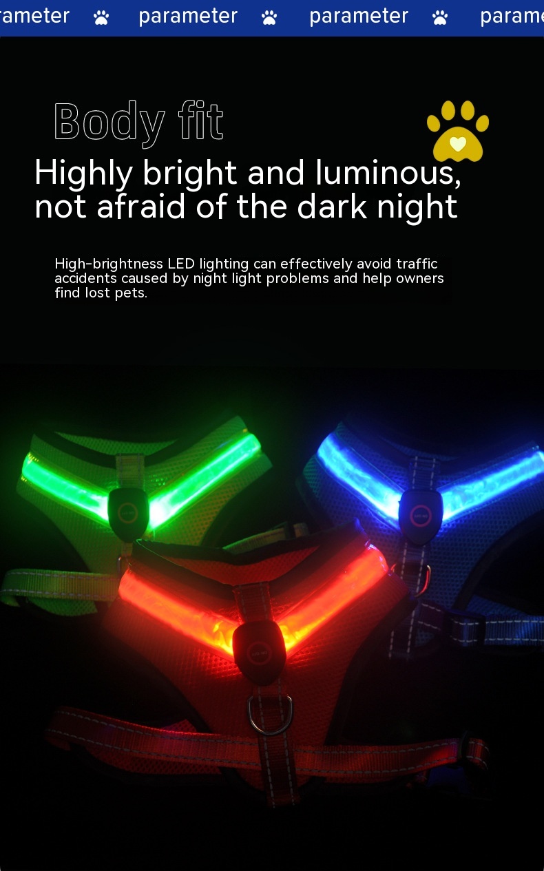 LED Dog Safety Harness thumbnail 15
