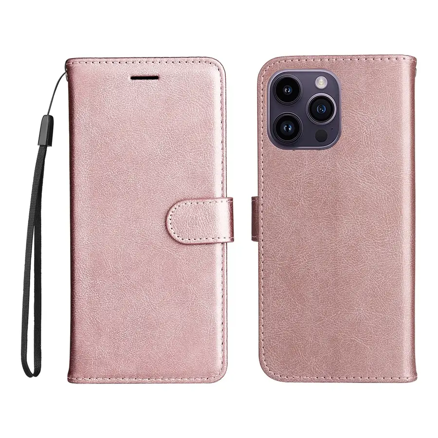 Mobile Phone Leather Case Flip Wallet Card Insert Protective