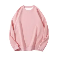Women's Autumn And Winter Solid Colour Sweater - Pink As11 - View 1