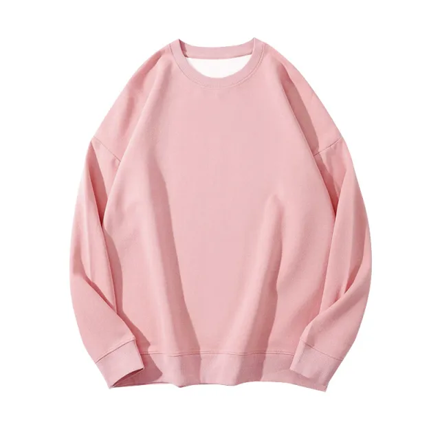 Women's Autumn And Winter Solid Color Sweater Pink As11 - Shop at LoveMi