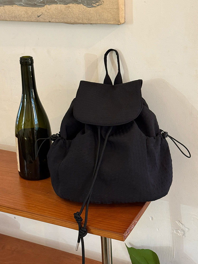 Korean-style Lightweight Nylon Streetwear Backpack