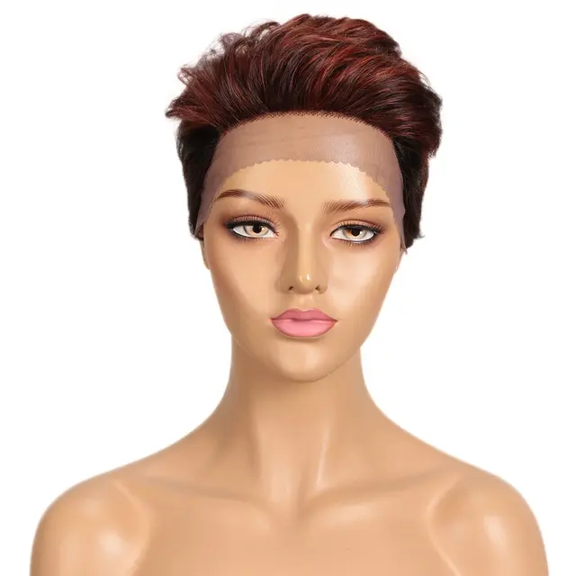 Front Lace Wig All Real Hair Short