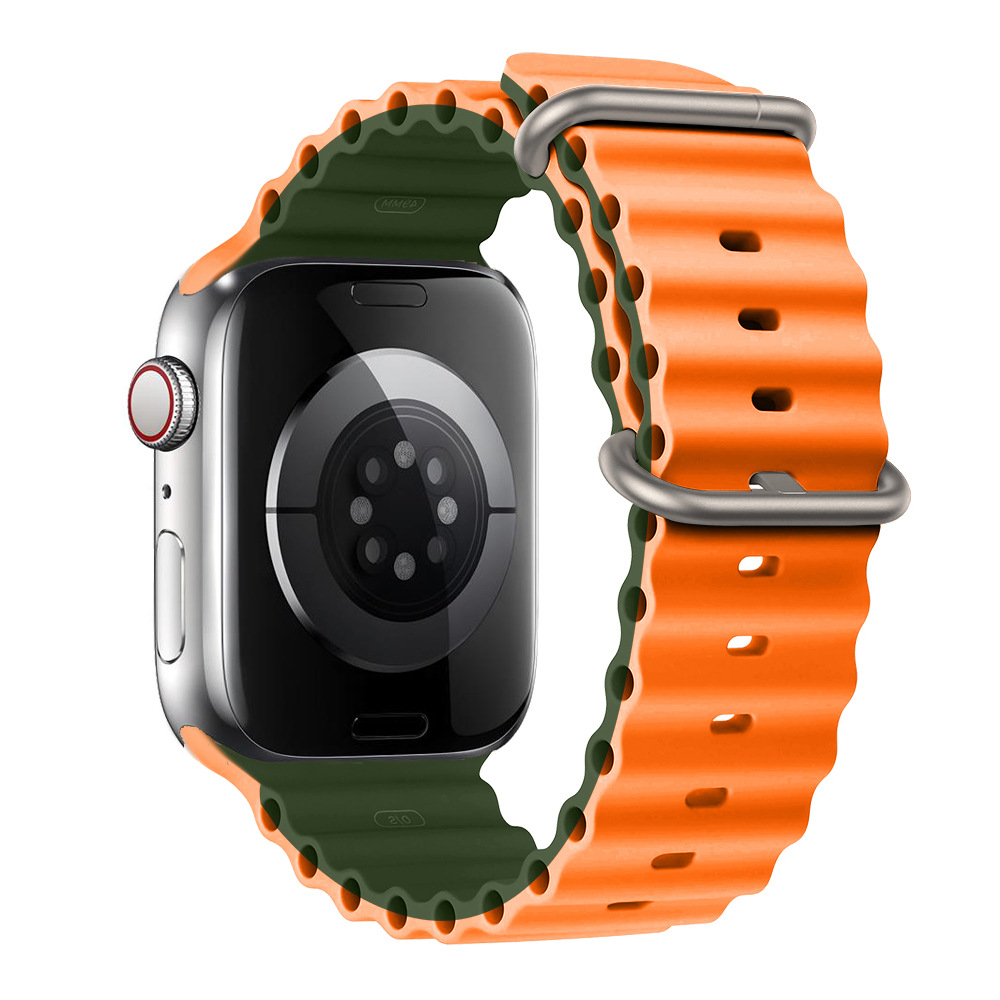 Orange With Army Green