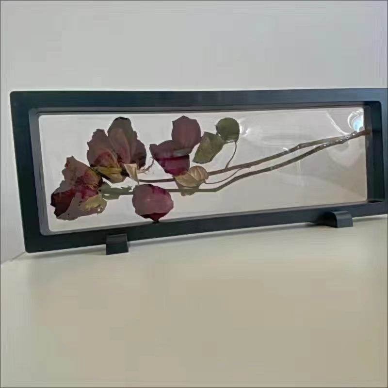 Title 1, Rose Dried Flower Storage Photo Frame Display S...