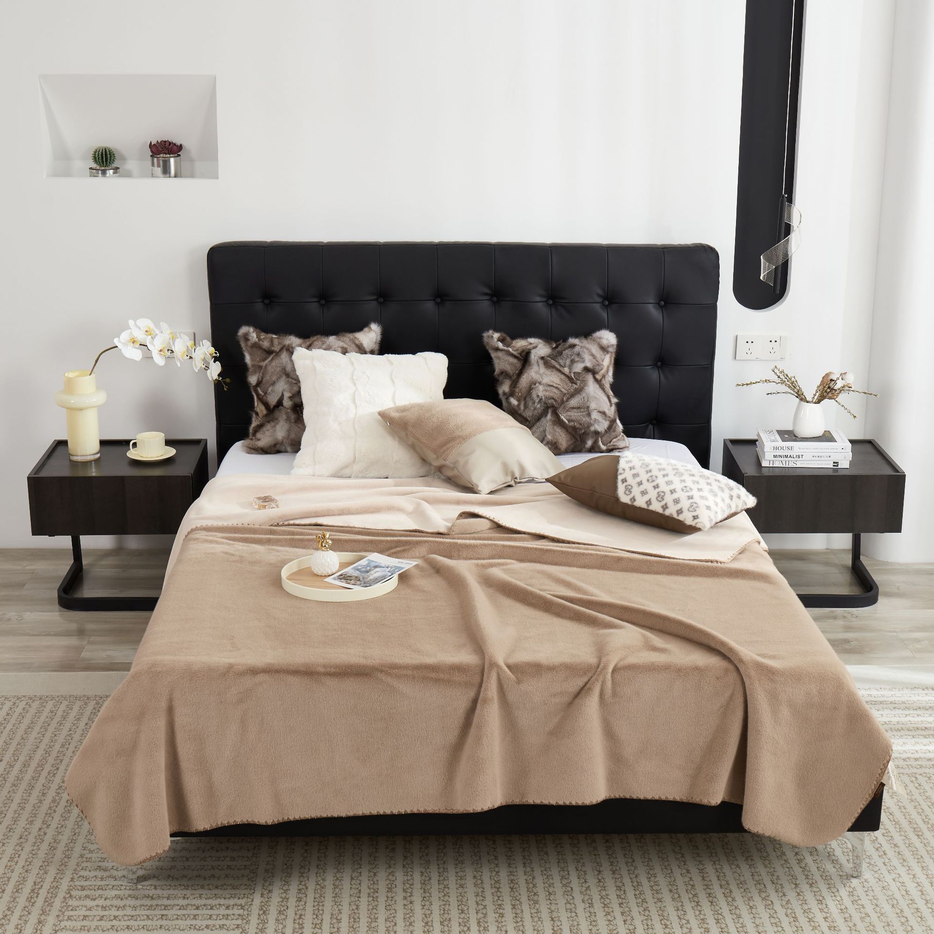 High-end Entry Lux Mink Fur Blanket Double-sided