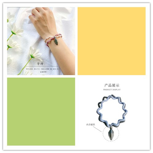 Magnet Suction Small Rubber Band Couple Bracelet Dual-use