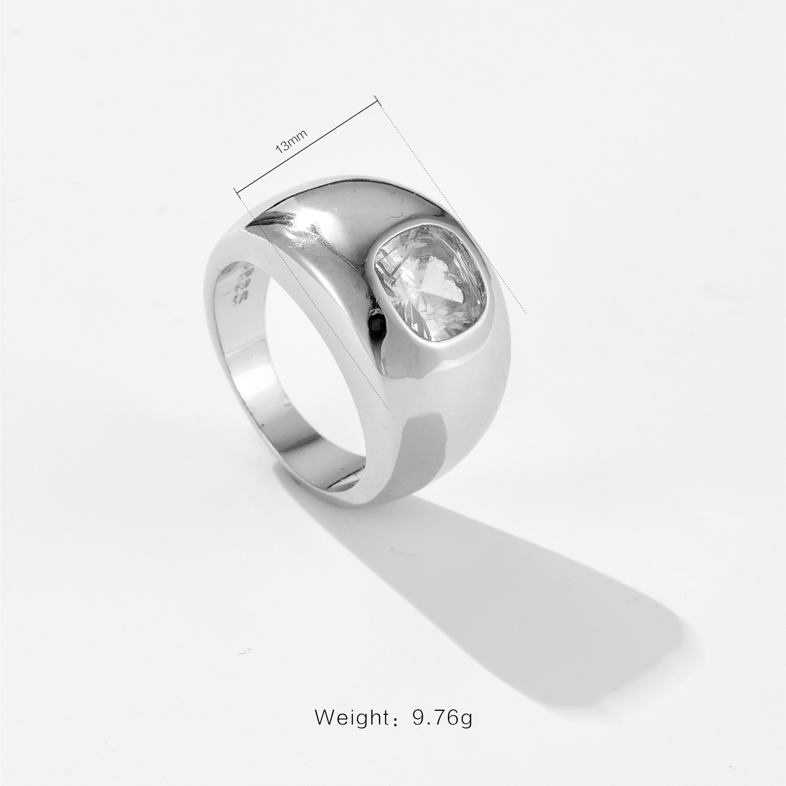 Retro Classic Fashion Wide Face Ring
