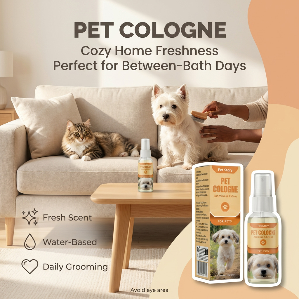 Pet Perfume Alcohol-free For Cross-border Export With English Packaging