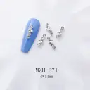 K9 Ultra-Shiny Flat-Back Rhinestones In White For Nail Art Decorations view 9
