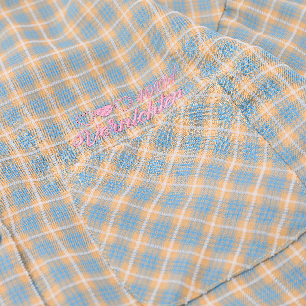 Simple Embroidery Pocket Long Sleeve Shirt Outdoor Street Fashion Brand