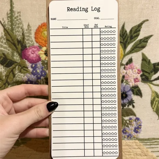 Reading Log Bookmarks lifestyle photo 3