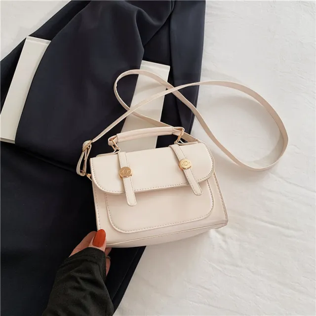 Retro Handbag Ins Shoulder Crossbody Beige - Shop at LoveMi