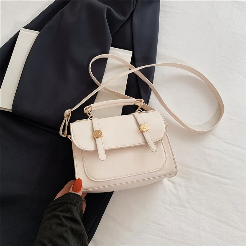 Retro Handbag Ins Shoulder Crossbody - Beige