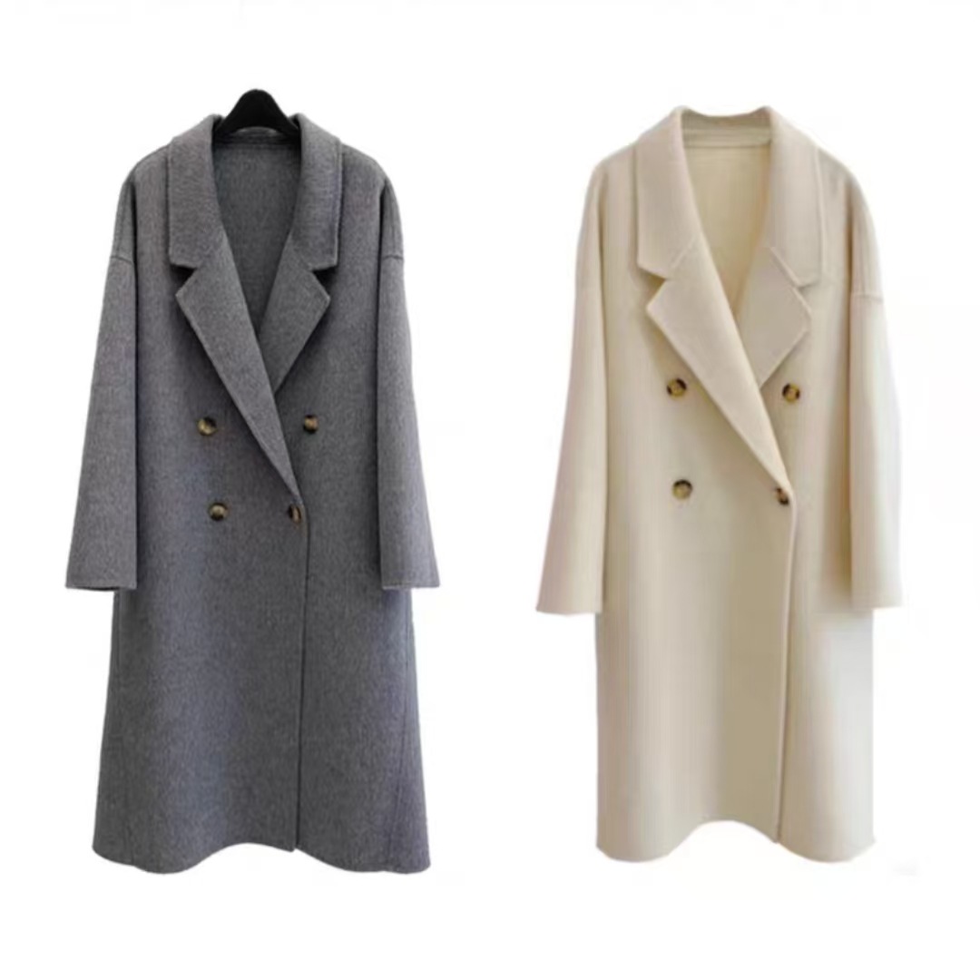 Double-faced Wool Coat Long Style Extended Length