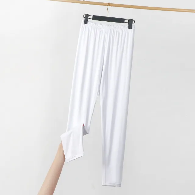 Plus sized Oversized Underwear Leggings Women's Thin Slim fit Innerwear White - Shop at LoveMi