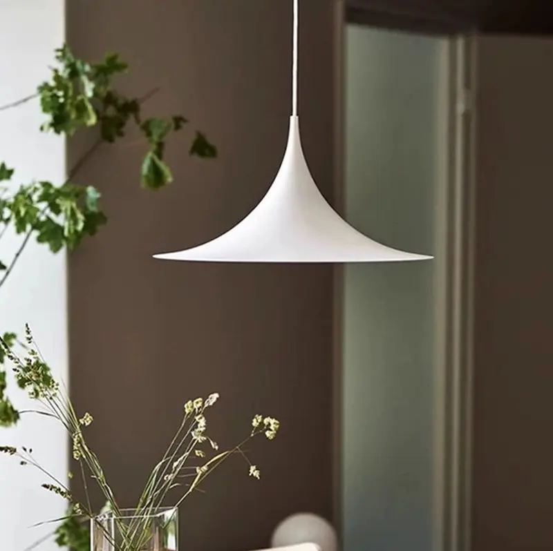 Simple Dining Table Study UFO Chandelier