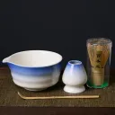 Blue And White Matcha Bowl 4Pc