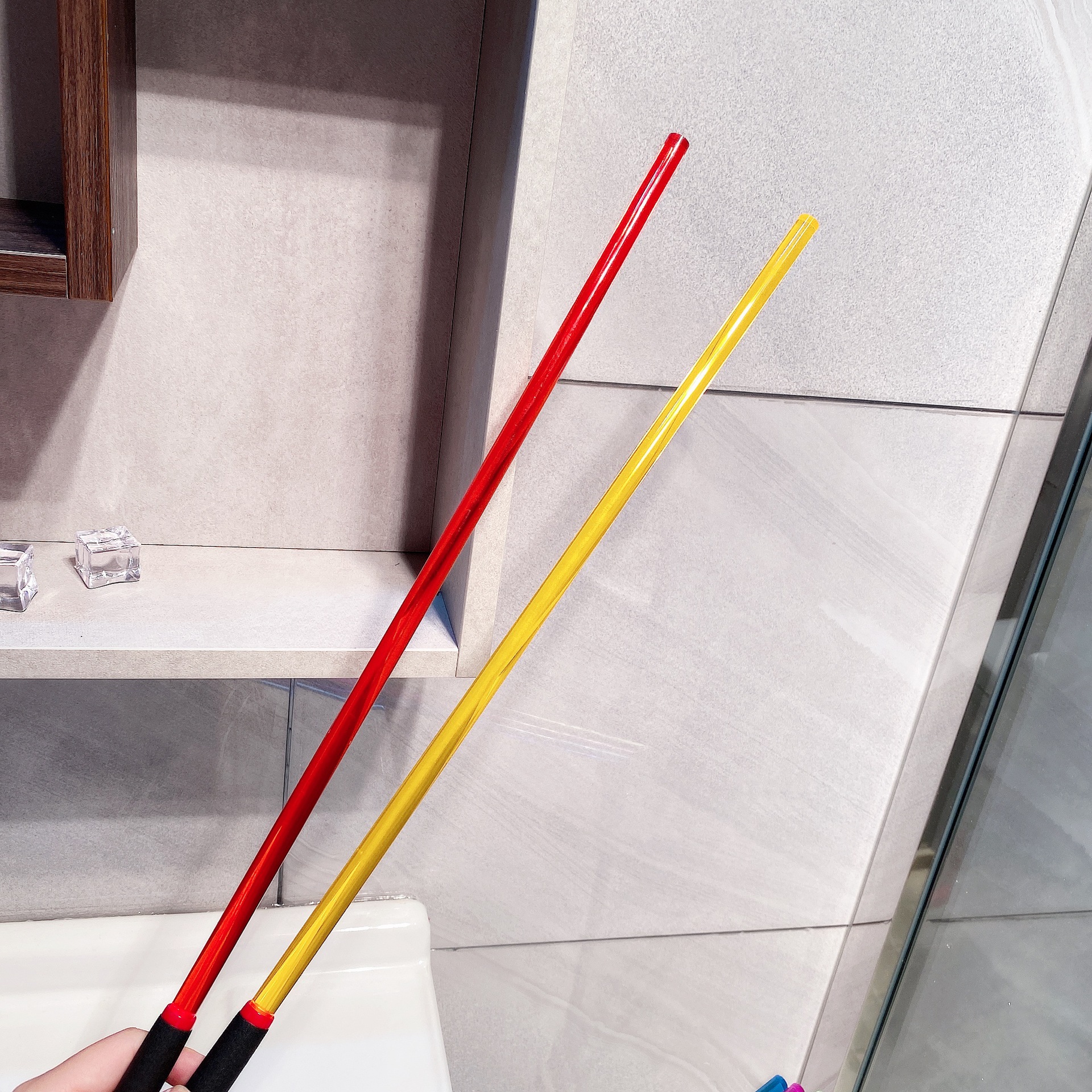 Butt-stroking Elastic Stick For Couples Training