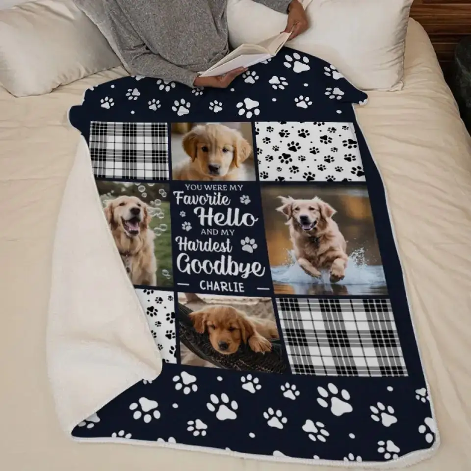 Pet Dog Blanket Super Soft Flannel Creative Personality DIY