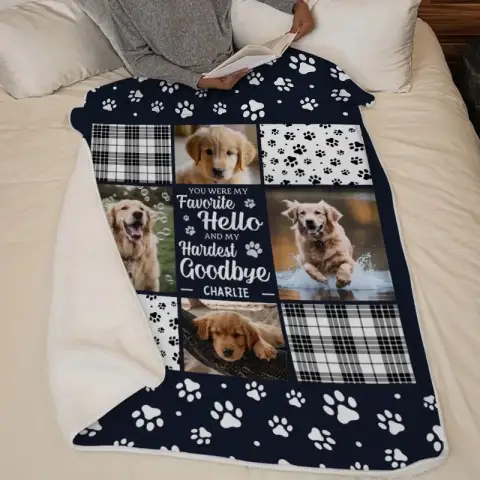 Pet Dog Blanket Super Soft Flannel Creative Personality DIY