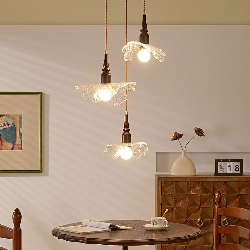 Retro Glass Balcony Aisle Restaurant Small Pendant