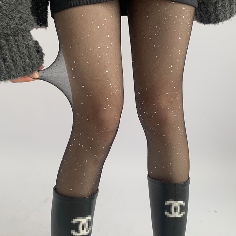 Title 5, Sequined Stockings Womens Glitter Starry Panty...