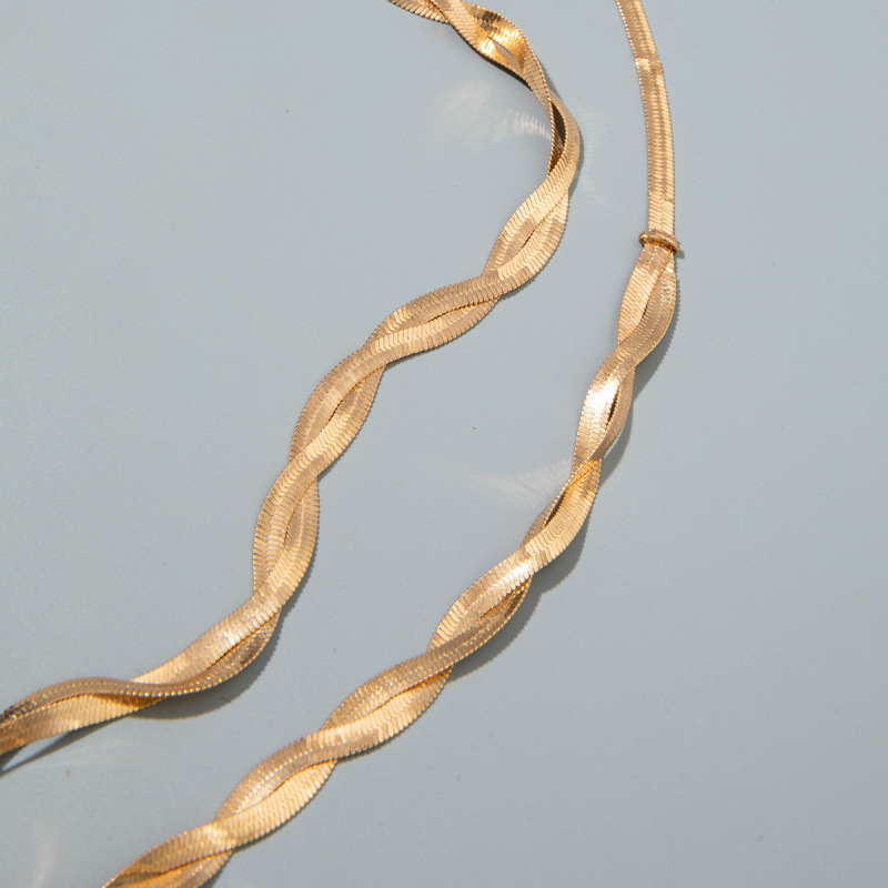 Metallic Sequin Snake-chain Waist Belt Fashionable