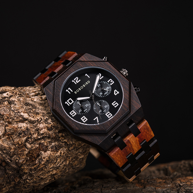 Wooden Watch T92 Quartz Decoration 4