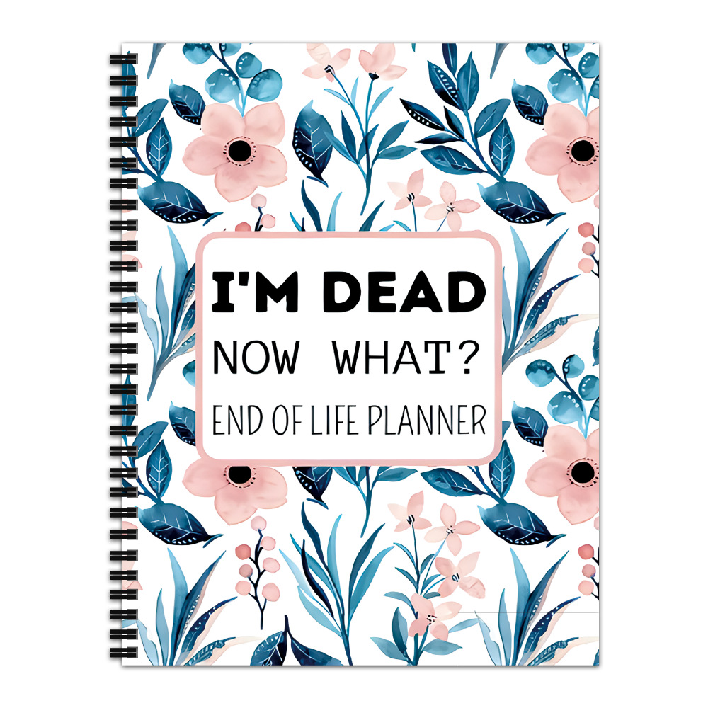 End Of Life Planner Blue