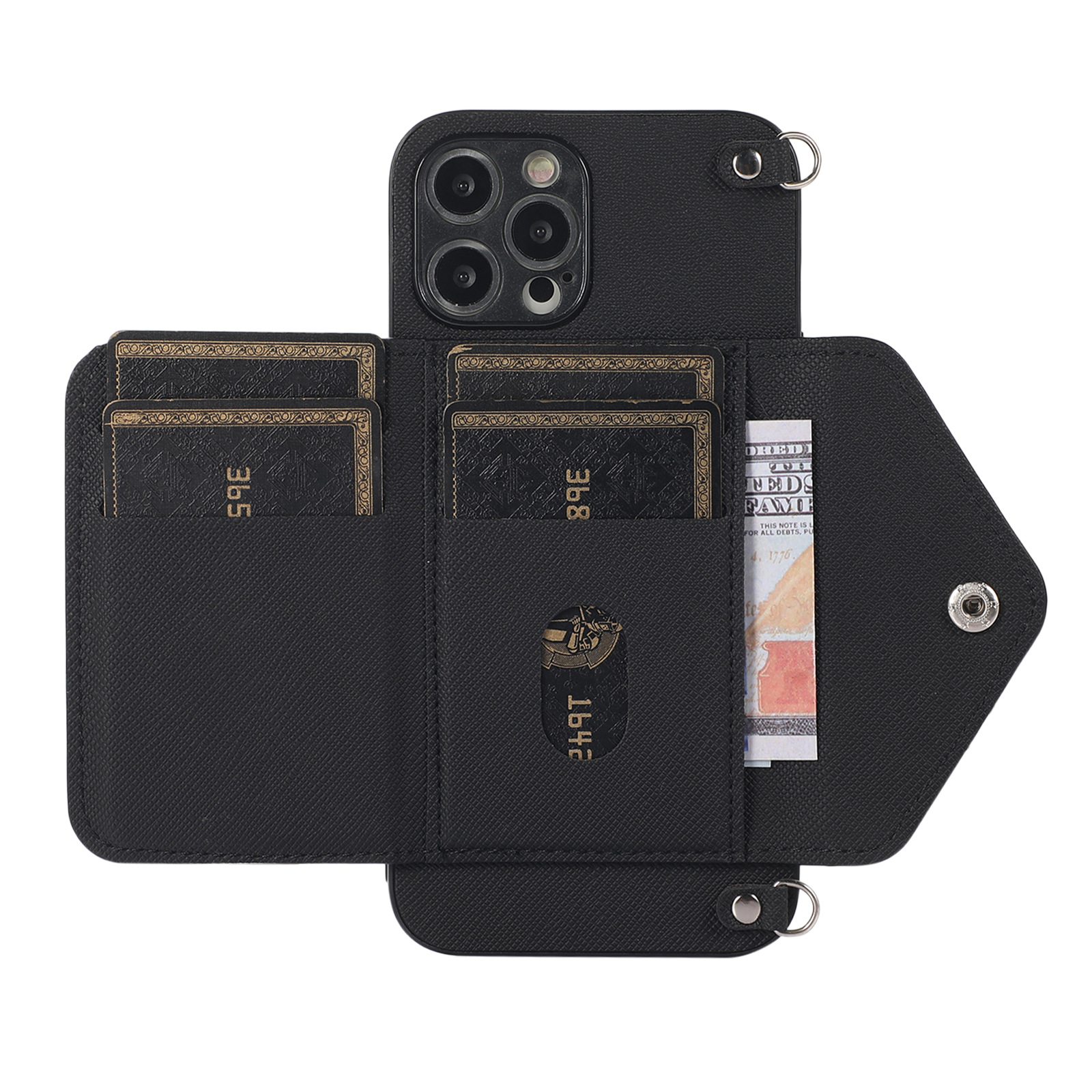 Title 18, Oblique Cross Zero Wallet Funda para móvil. Pro...