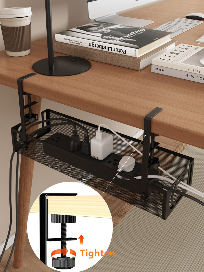 Title 7, Power Strip Storage Under The Table Socket Orga...